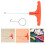 2Pcs Durable Metal Doll Assembly Tools T Hook for Head Disassembly 7