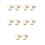 10Pièces Fixations Rideaux Métal Décoratives Utiles 8