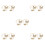 10Pièces Fixations Rideaux Métal Décoratives Utiles 9