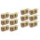12Pièces Support U Pour Lit - Fixations Rail Lit Orange Solides 6