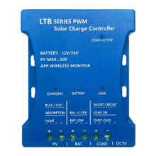 20V PWM Solar Charge Controller with Mobile APP Remote Control ,USB Output 10A