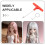 2Pcs Durable Metal Doll Assembly Tools T Hook for Head Disassembly 6