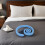 Garniture Lit King Polyester Bleu Ciel Réduction Bruit 4