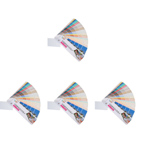 4Ensembles Accessoires Peinture Cartes Comparatives Couleurs Assorties 1