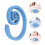Garniture Lit King Polyester Bleu Ciel Réduction Bruit 8