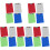 20Pièces Clipboard Rigide Portable Coloré Support D'écriture 2