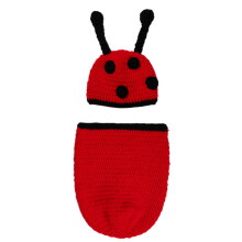 2Pièces Costume Rouge Bébé Pour Photos - Cadeau Parfait