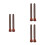 3Pièces Brosse Nettoyage Cordes Instrument Bois Polyester Maison 5