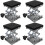 4Pièces Support Cric Levage Noir Inox Laboratoire Ajustable 7