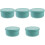5Pièces Accessoire Pâte Silicone Vert Boîte De 5