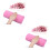 2Pièces Coussin Nail Art Rose Portable Pour Usage 5