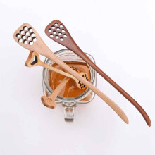 Wooden Stirring Spoon H-Oney Spoon Honeycomb, Honey Spoon, Stirring Stick Spoon, Hand Mixer B