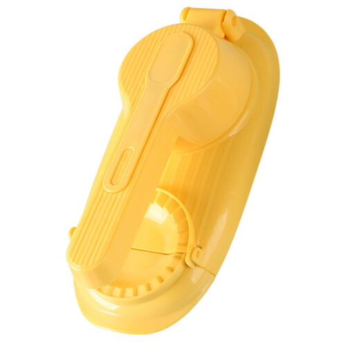 5Pcs Yellow Dumpling Press Machine PP 2 in 1 Maker for Dumpling Wraps 2