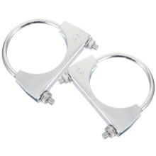 8Pièces -Tuyaux Acier Inox Durable Argenté Kit Complet