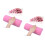 2Pièces Coussin Nail Art Rose Portable Pour Usage 3