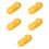 5Pcs Yellow Dumpling Press Machine PP 2 in 1 Maker for Dumpling Wraps 9