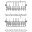 10Pièces Rack Acier Noir, Distributeur Suspendu Pour Cages 7