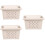 3Pièces Boîte De Transport Pour Petits Animaux Beige Durable 9