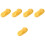 5Pcs Yellow Dumpling Press Machine PP 2 in 1 Maker for Dumpling Wraps 6