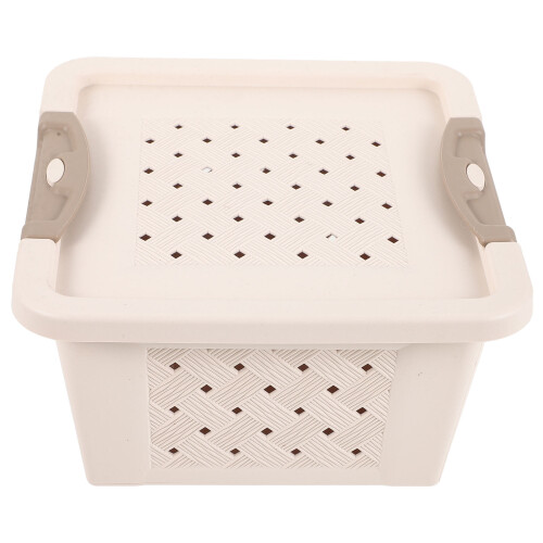 3Pièces Boîte De Transport Pour Petits Animaux Beige Durable