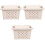 3Pièces Boîte De Transport Pour Petits Animaux Beige Durable 5