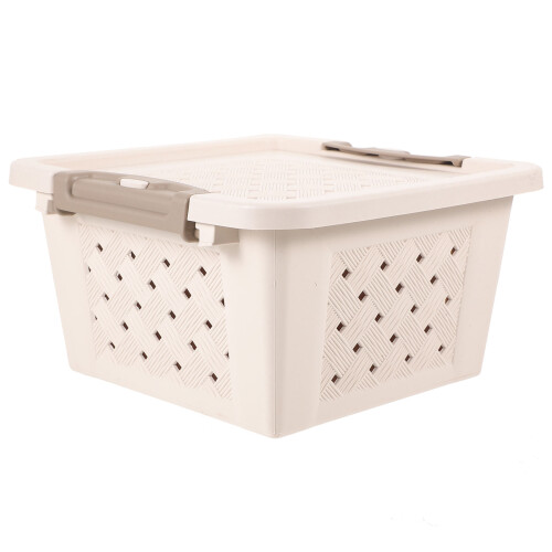 3Pièces Boîte De Transport Pour Petits Animaux Beige Durable 2