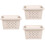 3Pièces Boîte De Transport Pour Petits Animaux Beige Durable 8