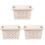 3Pièces Boîte De Transport Pour Petits Animaux Beige Durable 4