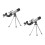 2Ensembles Télescope Réfracteur Argent 90X Pour Et Débutants 5