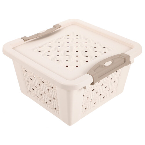 3Pièces Boîte De Transport Pour Petits Animaux Beige Durable 1