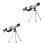2Ensembles Télescope Réfracteur Argent 90X Pour Et Débutants 6