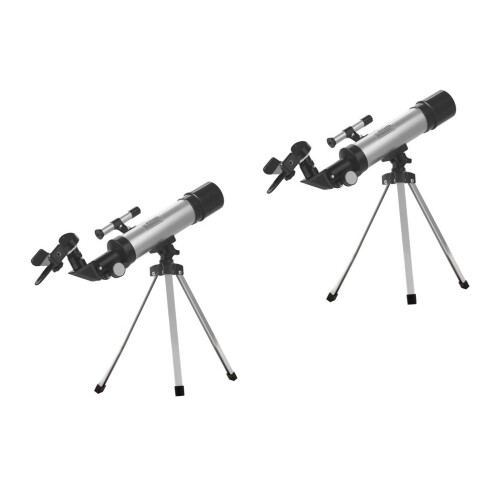 2Ensembles Télescope Réfracteur Argent 90X Pour Et Débutants 2