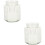 2Pièces Récipient Transparent Réutilisable Pour Camping 8
