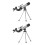 2Ensembles Télescope Réfracteur Argent 90X Pour Et Débutants 8