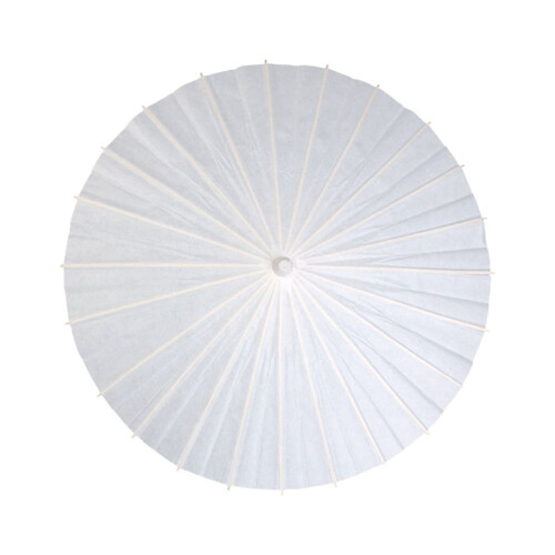 2Pièces Parapluies Blancs En Bois Et DIY Pour