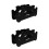 2Pièces Râtelier De Rangement Haltères Noir En Renforcé 7