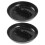 6Pièces Cendrier Noir Rond Durable Avec Fentes Pour Et Table 2