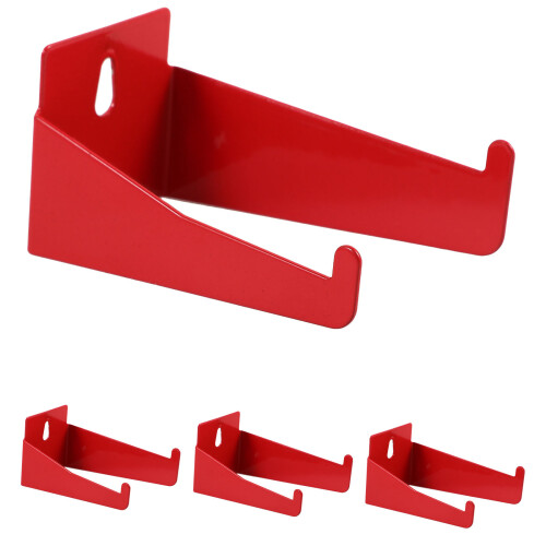 12Pièces Porte-Extincteur Fer Rouge Résistant Pour Usages Multiples 2
