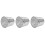3Pcs Durable Stainless Steel Rain Gutter Guards Silver Leaf Filters 6