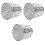 3Pcs Durable Stainless Steel Rain Gutter Guards Silver Leaf Filters 5