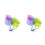 4Pièces Accessoires Betta Flottantes ABS Décor Aquarium 4