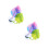 4Pièces Accessoires Betta Flottantes ABS Décor Aquarium 3