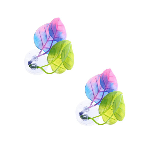 4Pièces Accessoires Betta Flottantes ABS Décor Aquarium 2