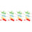 16Pièces Pulls Miniatures Tricotés Décor Maison Doll Artisanat 6