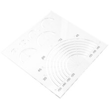 4Pièces Gabarits Semi-Circulaires Pour Couture