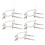 15Pièces Kits Fixation Mobilier Nylon Anti-Basculement 1