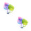 4Pièces Accessoires Betta Flottantes ABS Décor Aquarium 5