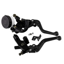 1Paire Levier Cylindre /8 Pouces Alliage Noir