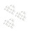 15Pièces Kits Fixation Mobilier Nylon Anti-Basculement 5