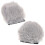 2Pairs Cute Ear Ornaments Soft Plush Motorcycle Decor 2